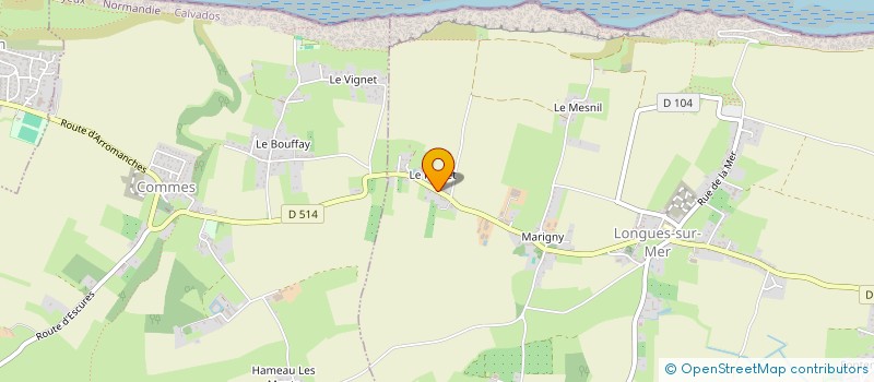 localisation de l'entreprise MONSIEUR JEAN PORET  LONGUES-SUR-MER