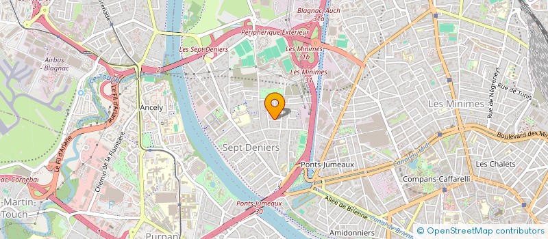 localisation de l'entreprise MONSIEUR JEAN PORGUET à TOULOUSE
