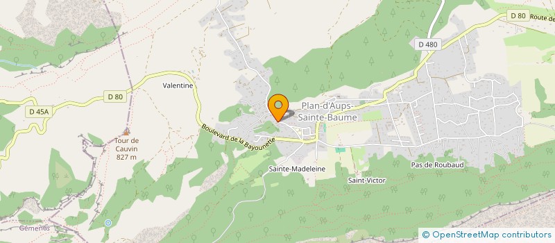 localisation de l'entreprise MONSIEUR JEAN PORTALIER à PLAN-D'AUPS-SAINTE-BAUME