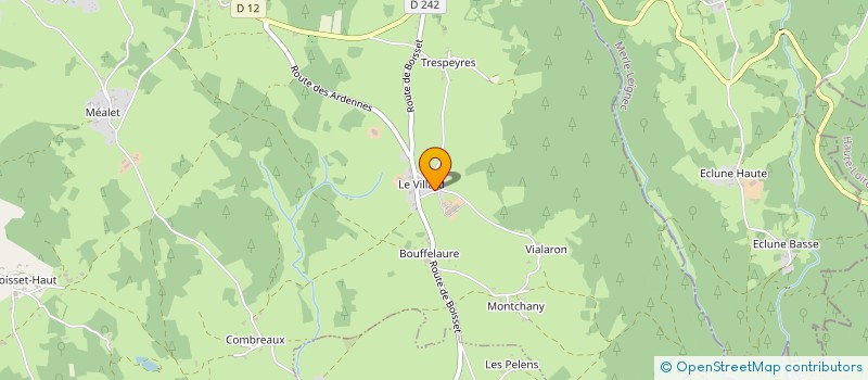 localisation de l'entreprise MONSIEUR JEAN PORTE  SAINT PAL DE CHALENCON