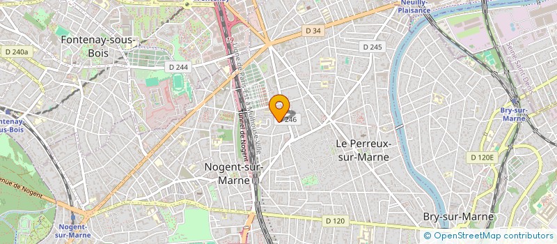 localisation de l'entreprise MONSIEUR JEAN PORTE à LE PERREUX SUR MARNE