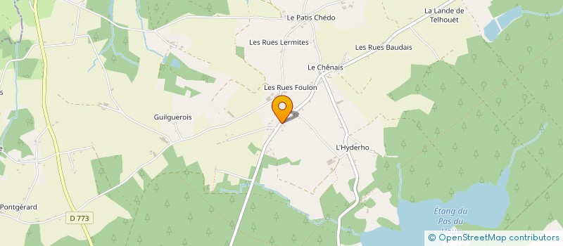 localisation de l'entreprise MONSIEUR JEAN PORTEMONT  PAIMPONT