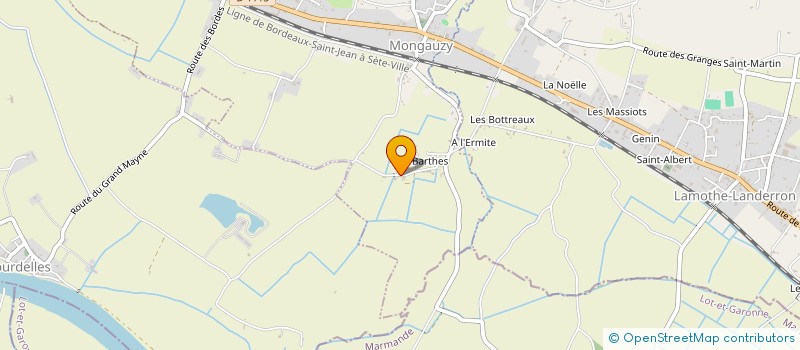 localisation de l'entreprise MONSIEUR JEAN PORTESSENY  MONGAUZY