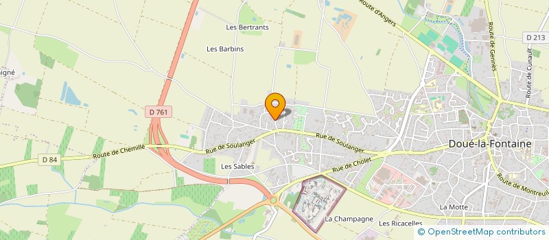 localisation de l'entreprise MONSIEUR JEAN PORTIER à DOUE-EN-ANJOU