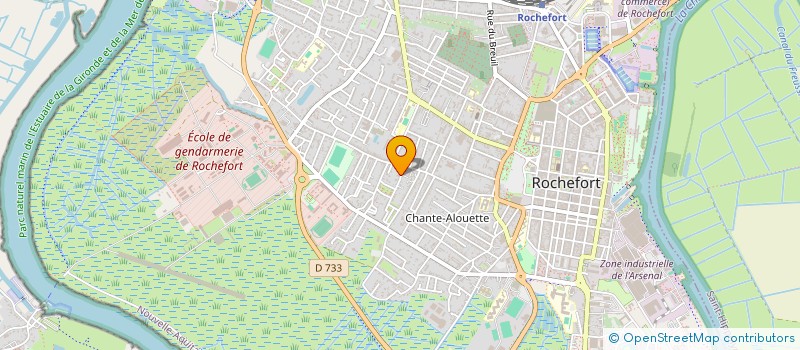 localisation de l'entreprise MONSIEUR JEAN PORTMANN  ROCHEFORT