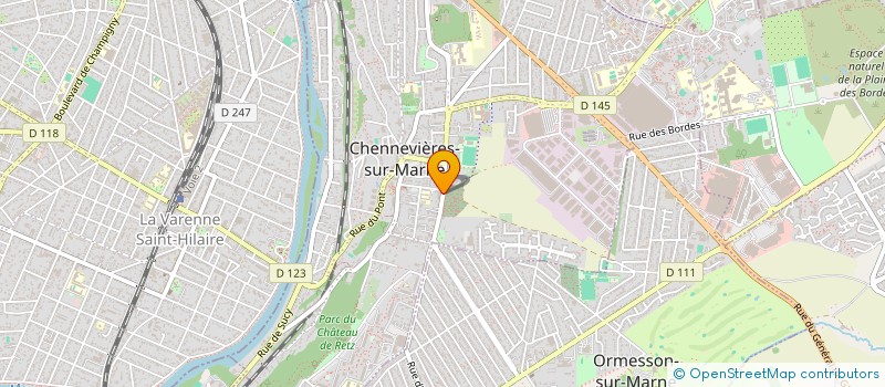 localisation de l'entreprise MONSIEUR JEAN POSSIEN  CHENNEVIERES-SUR-MARNE