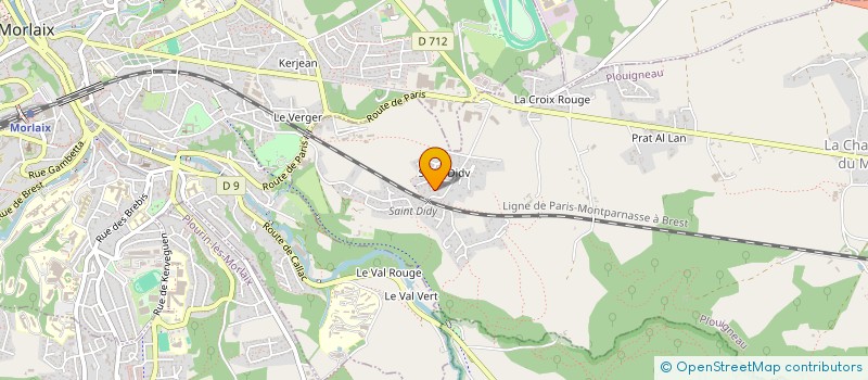 localisation de l'entreprise MONSIEUR JEAN POSTIC  PLOUIGNEAU