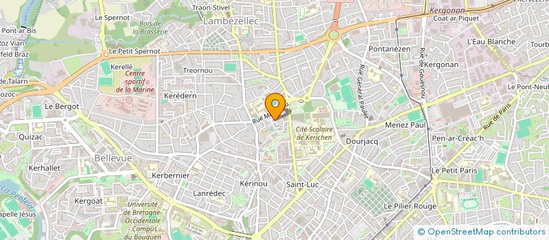 localisation de l'entreprise MONSIEUR JEAN POSTOLLEC  BREST