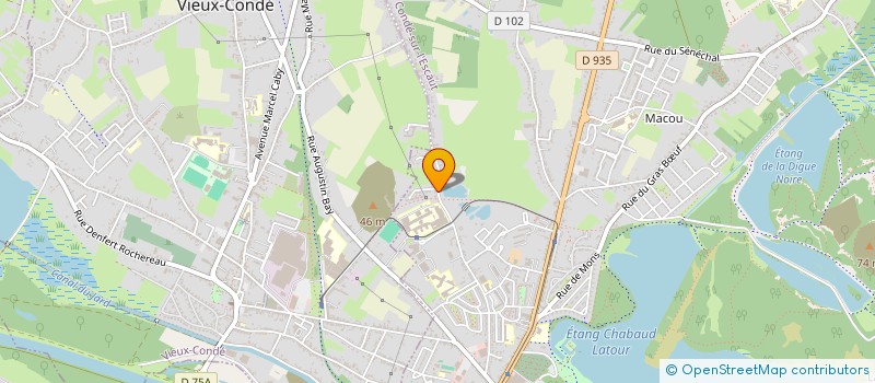 localisation de l'entreprise MONSIEUR JEAN POTEAU  CONDE SUR L ESCAUT