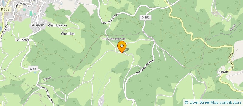 localisation de l'entreprise MONSIEUR JEAN POTHIER  THIZY-LES-BOURGS