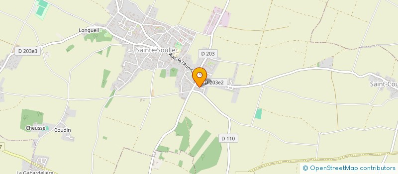 localisation de l'entreprise MONSIEUR JEAN POTHIER  SAINTE-SOULLE