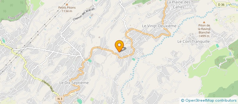 localisation de l'entreprise MONSIEUR JEAN POTHIN  LE TAMPON