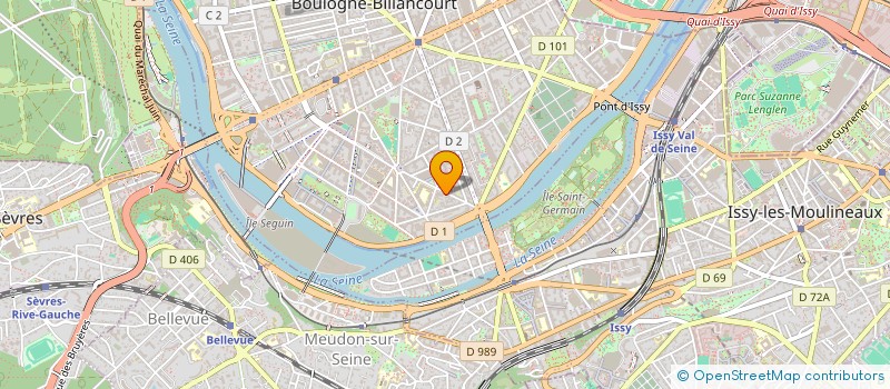 localisation de l'entreprise MONSIEUR JEAN POTIER  BOULOGNE-BILLANCOURT