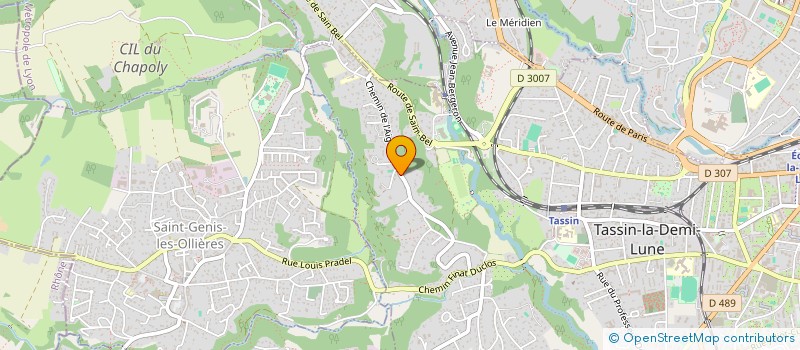 localisation de l'entreprise MONSIEUR JEAN POTIN  TASSIN-LA-DEMI-LUNE