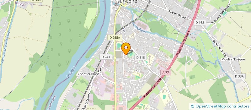 localisation de l'entreprise MONSIEUR JEAN POTTE à COSNE-COURS-SUR-LOIRE