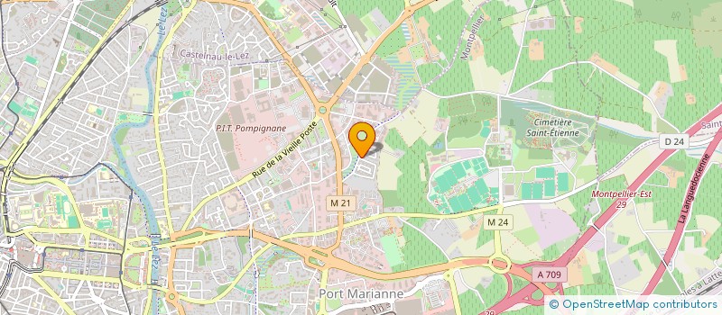 localisation de l'entreprise MONSIEUR JEAN POUBIL à MONTPELLIER