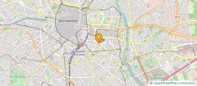 localisation de l'entreprise MONSIEUR JEAN POUDOU à MONTPELLIER
