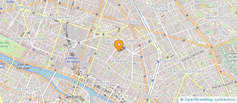 localisation de l'entreprise MONSIEUR JEAN POUDRE à PARIS