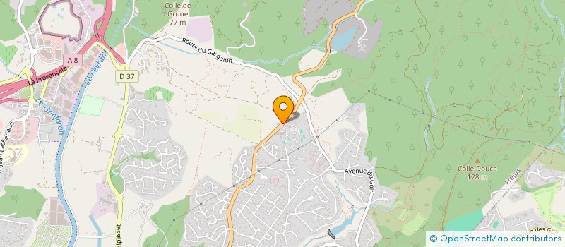 localisation de l'entreprise MONSIEUR JEAN POUGIS à FREJUS