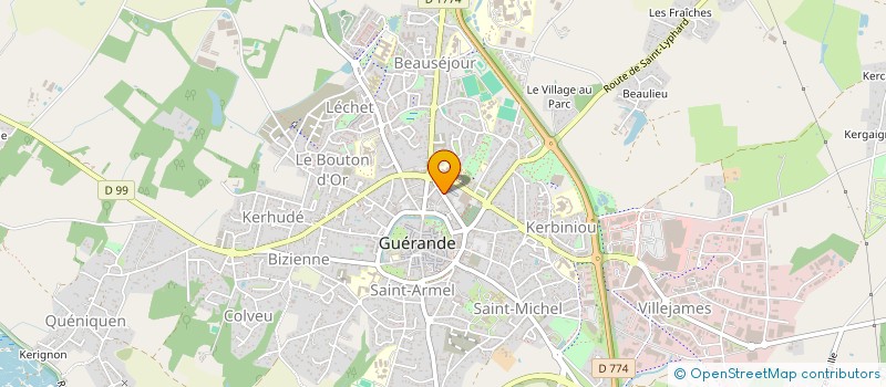 localisation de l'entreprise MONSIEUR JEAN POUGNAUD à GUERANDE