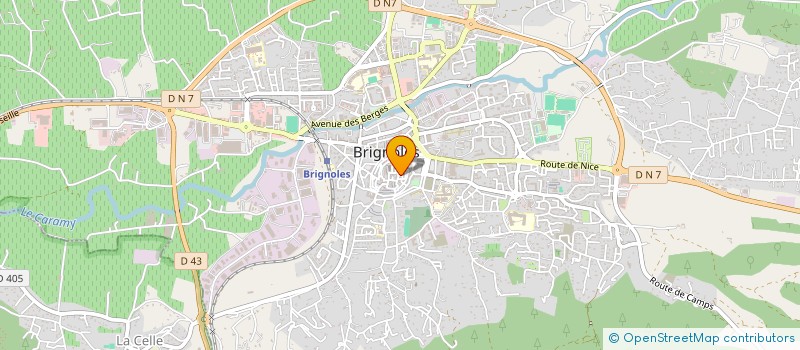 localisation de l'entreprise MONSIEUR JEAN POUILLEUL à BRIGNOLES