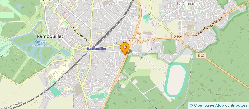 localisation de l'entreprise MONSIEUR JEAN POULAIN  RAMBOUILLET