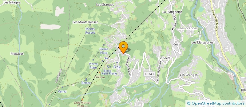localisation de l'entreprise MONSIEUR JEAN POULAIN à SAINT-GERVAIS-LES-BAINS