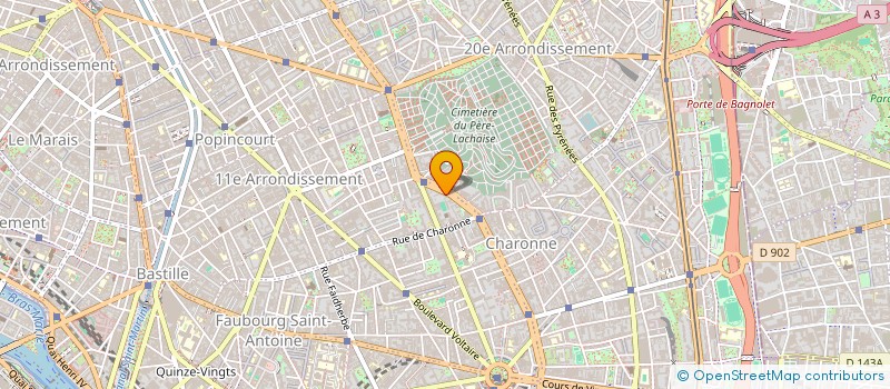 localisation de l'entreprise MONSIEUR JEAN POULET-CHAYS  PARIS