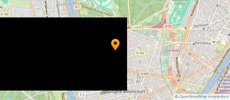 localisation de l'entreprise MONSIEUR JEAN POUPART à BOULOGNE-BILLANCOURT