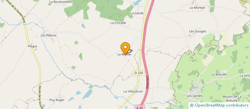 localisation de l'entreprise MONSIEUR JEAN POUPART à CROMAC