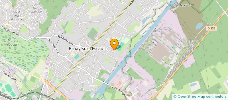 localisation de l'entreprise MONSIEUR JEAN POURCELOT  BRUAY SUR L'ESCAUT