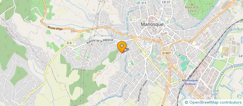 localisation de l'entreprise MONSIEUR JEAN POURCIN à MANOSQUE
