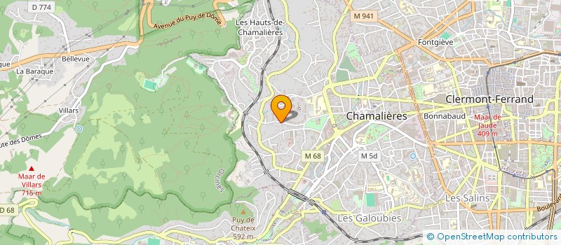 localisation de l'entreprise MONSIEUR JEAN POURRAT à CHAMALIERES