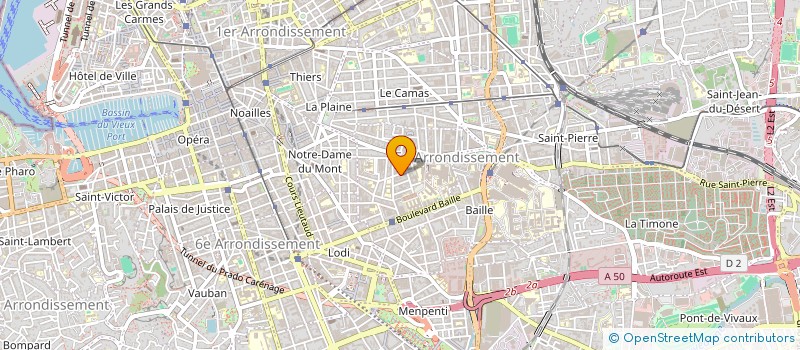 localisation de l'entreprise MONSIEUR JEAN POURRIERE à MARSEILLE