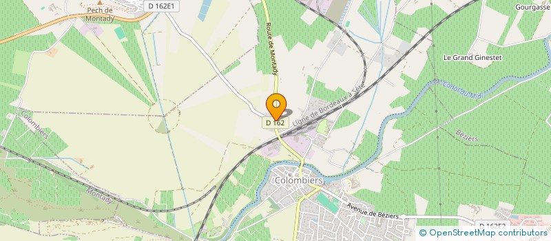 localisation de l'entreprise MONSIEUR JEAN POUS à COLOMBIERS