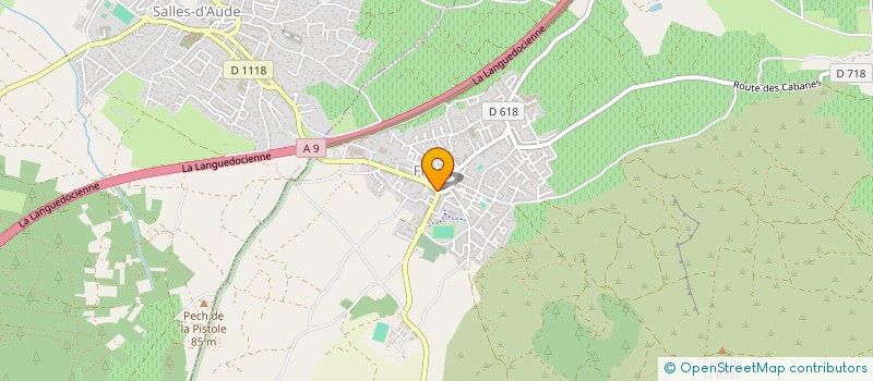 localisation de l'entreprise MONSIEUR JEAN POUS  FLEURY