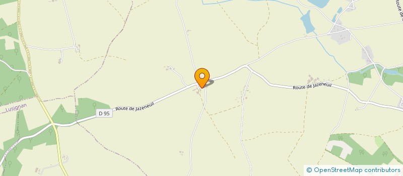 localisation de l'entreprise MONSIEUR JEAN POUSIN  CELLE-L'EVESCAULT