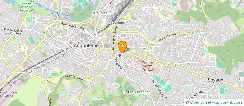 localisation de l'entreprise MONSIEUR JEAN POUSSET à ANGOULEME