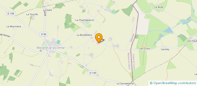 localisation de l'entreprise MONSIEUR JEAN POUSSIN  NOYANT-VILLAGES