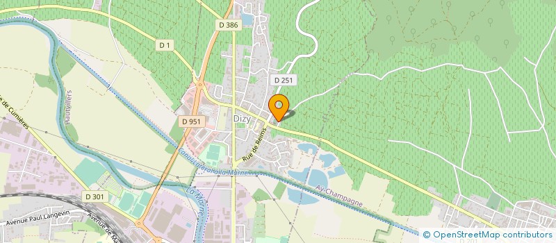 localisation de l'entreprise MONSIEUR JEAN POUSSIN  DIZY