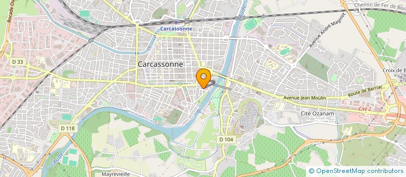 localisation de l'entreprise MONSIEUR JEAN POUSSON-RIBIS à CARCASSONNE