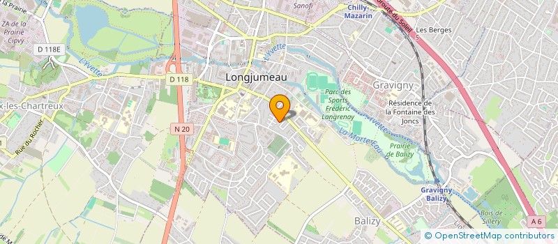 localisation de l'entreprise MONSIEUR JEAN POUTH à LONGJUMEAU