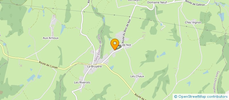 localisation de l'entreprise MONSIEUR JEAN POUTHIER à SAINT-CHRISTOPHE-EN-BOURBONNAIS