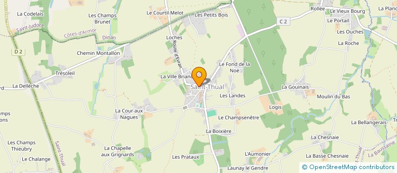 localisation de l'entreprise MONSIEUR JEAN POUTIER  SAINT-THUAL