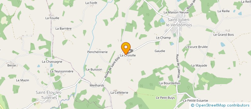localisation de l'entreprise MONSIEUR JEAN POUYADOU à SAINT-JULIEN-LE-VENDOMOIS