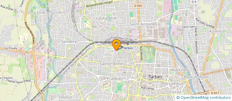 localisation de l'entreprise MONSIEUR JEAN POUYANNE à TARBES