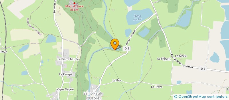 localisation de l'entreprise MONSIEUR JEAN POYADE  SAINT PAUL D'UZORE