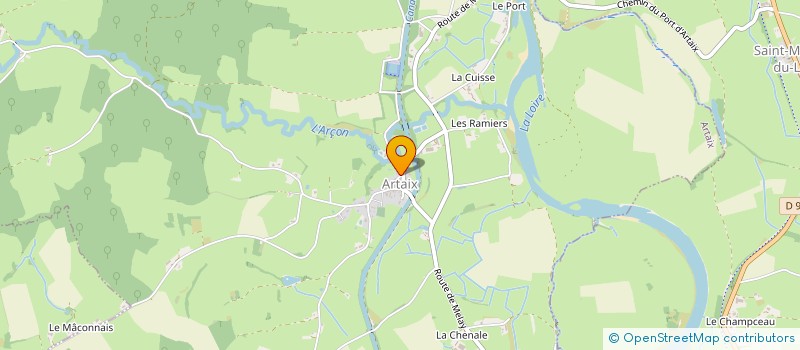 localisation de l'entreprise MONSIEUR JEAN POYET à ARTAIX