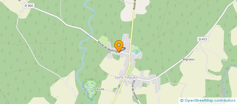 localisation de l'entreprise MONSIEUR JEAN PRABEL  SAINT-YAGUEN