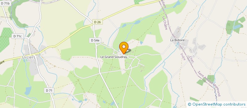localisation de l'entreprise MONSIEUR JEAN PRADAT à URCIERS